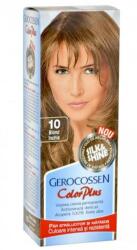 GEROCOSSEN Vopsea de Par Silk&Shine Gerocossen Color Plus, nuanta 10 Blond Inchis, 50 g