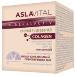 Farmec Crema Hidratanta cu Colagen - Aslavital Mineralactiv SPF 10, 50ml