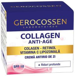 GEROCOSSEN Crema Antirid de Zi Collagen Anti-age cu SPF 10 pentru Riduri Profunde, Gerocossen Laboratoires, 50 ml