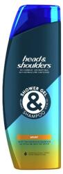 Head & Shoulders Sampon si Gel de Dus Sport pentru Barbati - Head&Shoulders Anti-Dandruf Shower Gel&Shampoo Sport, 360 ml