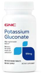 GNC Gluconat de Potasiu 99 mg - GNC, 100 tablete