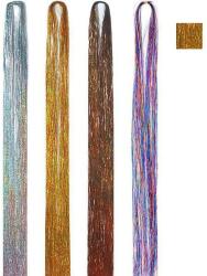 Lucy Style 2000 Extensii de Par Party Glitter Lusy Style 2000, Gold, 47 cm