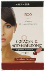 INTERHERB Colagen&Acid Hialuronic Forte Interherb, 30 comprimate