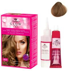 Kallos Vopsea Permanenta - Kallos Glow Long Lasting Cream Hair Colour Nuanta 800 Blond Deschis