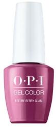 OPI Lac de Unghii Semipermanent - OPI Gel Color Jewel Feelin Berry Glam, 15 ml