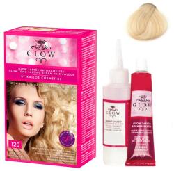 Kallos Vopsea Permanenta - Kallos Glow Long Lasting Cream Hair Colour Nuanta 120 Blond Luminos