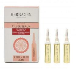 Herbagen Ser Filler cu Sfere de Acid Hialuronic si Konjac Herbagen, 3 fiole x 10 ml