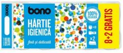 Bono Hartie Igienica 2 Straturi Bono, 8 role+2 Gratis