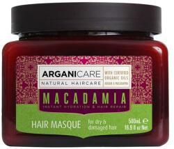 Arganicare Masca Reparatoare cu Ulei de Macadamia pentru Par Uscat si Deteriorat Arganicare, 500 ml