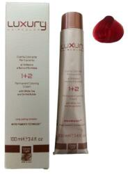 Luxury Hair Pro Vopsea Crema Permanenta Luxury Green Light, nuanta Red, 100 ml - Corector