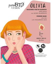 PuroBio Cosmetics Masca Peel-Off cu Smochine pentru Ten Gras Olivia PuroBio Cosmetics, 13g