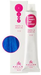 Kallos Vopsea Permanenta Mixton - Albastru - Kallos KJMN Cream Hair Colour nuanta 0.88 Blue 100ml