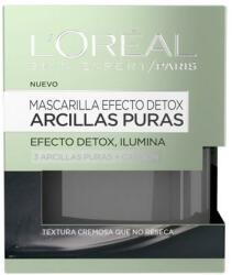 L'Oréal Masca Faciala Detoxifianta cu Argila Pura - L'Oreal Paris Mascarilla Exfoliante Arcillas Puras 3 Argillas Puras + Carbon, 50 ml