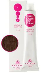 Kallos Vopsea Permanenta - Saten Deschis Plus - Kallos KJMN Cream Hair Colour nuanta 5.00 Light Brown Plus 100ml