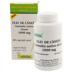 Hofigal Ulei de Canepa 1000 mg Hofigal, 40 capsule moi