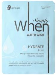 When Masca Hidratanta pentru Ten Uscat Water Wish Simply When, 23 ml Masca de fata