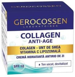 GEROCOSSEN Crema Hidratanta Antirid de Zi Collagen Anti-age cu SPF 10 pentru Ten Uscat, Gerocossen Laboratoires, 50 ml