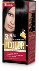 Aroma Vopsea Crema Permanenta - Aroma Color 3-Plex Permanent Hair Color Cream, nuanta 15 Natural Chocolate, 90 ml