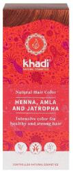 Khadi Vopsea Henna cu Amla si Jatropha - Rosu Khandi, 100 g