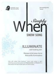 When Masca pentru Luminozitate cu Vitamina C Snow Song Simply When, 23 ml Masca de fata