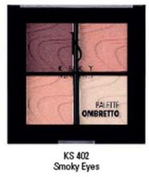 Mareleva Paleta de Farduri cu Patru Culori KS4P - Palette Ombretto, Nuanta KS 402 Smoky Eyes, KSky, 8 g