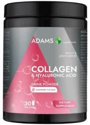 Adams Supplements Colagen cu Acid Hialuronic Pulbere cu Aroma de Zmeura Adams Supplements Collagen & Hyaluronic Acid Drink Powder, 600 g