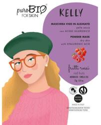 PuroBio Cosmetics Masca Peel-Off cu Fructe Rosii pentru Ten Uscat Kelly PuroBio Cosmetics, 13g Masca de fata