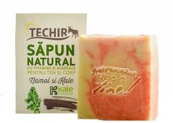 TECHIR Sapun Natural cu Namol si Kale Techir, 120 g