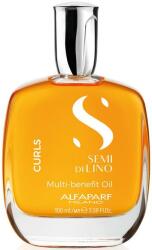 ALFAPARF Milano Ulei pentru Par Cret sau Ondulat - Semi di Lino Curls Multi-Benefit Oil, 100 ml