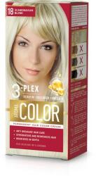 Aroma Vopsea Crema Permanenta - Aroma Color 3-Plex Permanent Hair Color Cream, nuanta 18 Scandinavian Blond, 90 ml