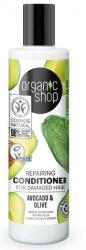 Organic Shop Balsam Reparator pentru Par Deteriorat cu Avocado si Masline Organic Shop, 280ml