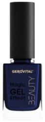 Gerovital Lac pentru unghii Gerovital Beauty Magic Gel Effect Nuanta 08 Albastru-Inchis, 11ml