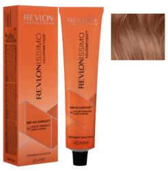 Revlon Vopsea Permanenta - Revlon Professional Revlonissimo Colorsmetique Ker-Ha Complex Permanent Hair Color, nuanta 7.43 Medium Copper Golden Blonde, 60 ml