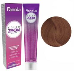 Fanola Vopsea Crema Permanenta - Fanola Color Zoom 10 Minutes, nuanta 7.4 Copper Blonde, 100 ml