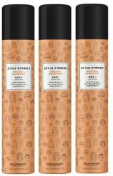 Alfaparf Milano Pachet 3 x Spray Fixativ pentru Stralucire cu Fixare Puternica - Alfaparf Milano Style Stories Original Hairspray, 500ml