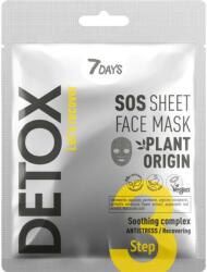 7 Days SOS-mască din țesătură cu un complex calmant - 7 Days Detox 25 g