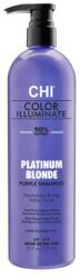 CHI Sampon Nuantator pentru par Blond - CHI Farouk Platinum Blonde Purple Shampoo, 355 ml