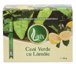 Larix Ceai Verde cu Lamaie Larix, 20 doze 1, 5g