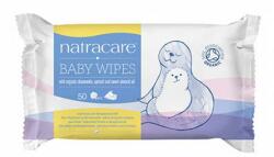 Natracare Servetele pentru Bebelusi cu Musetel Organic, Caise si Ulei de Migdale Dulci, Baby Wipes Natracare, 50 buc