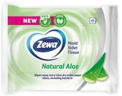 Zewa Hartie Igienica Umeda cu Parfum de Aloe Vera - Zewa Moist Toilet Tissue Natural Aloe, 42 buc