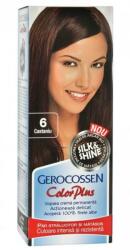 GEROCOSSEN Vopsea de Par Silk&Shine Gerocossen Color Plus, nuanta 6 Castaniu, 50 g