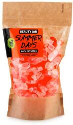 Beauty Jar Cristale de Baie Energizante cu Ulei din Coaja de Portocala si Sare de Mare Summer Days Beauty Jar, 600 g