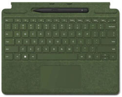 Microsoft Billentyűzet és toll Microsoft Surface Pro Signature ENG + Slim Pen 2, zöld (8X6-00142)
