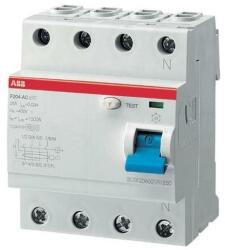 ABB Disjunctor diferențial F204 AC-40/0, 03 4 poli 40A 400V ABB 2CSF204001R1400 (SM0099)
