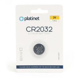 Platinet Baterie litiu tip buton (1 buc. ) CR2032 BLISTER 3V (PL0172)