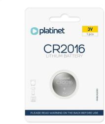 Platinet Baterie litiu tip buton (1 buc. ) CR2016 BLISTER 3V (PL0174) Baterii de unica folosinta