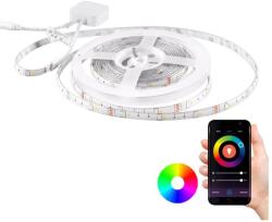 Polux Banda LED RGB reglabilă Wi-Fi 5m, 16W, 230V, funcție muzicală Tuya (SA1118)