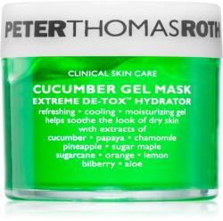 Peter Thomas Roth Cucumber De-Tox Gel Mask hidratáló gél maszk az arcra és a szem környékére 50 ml