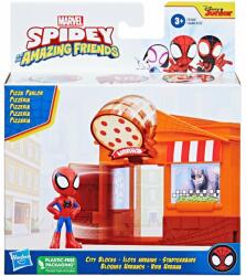 Spidey and His Amazing Friends Set de joaca cu figurina, Spidey, Pizza Parlor, F8360 Figurina