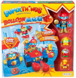 Magic Box Toys Set de joaca cu figurine si vehicul Ballon Boxer, Superthings, Kazoom Kid